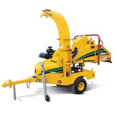 Rent stump and wood chippers