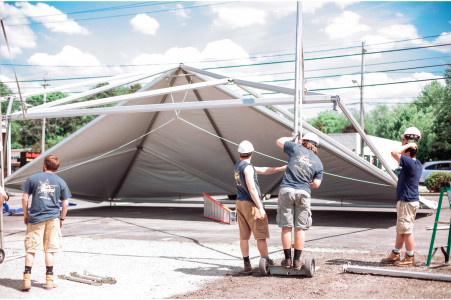 Canopy Tent Setup