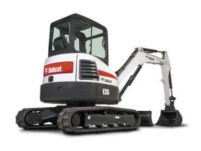 Rental store for excavator 10 foot depth enclosed in Northeast Ohio