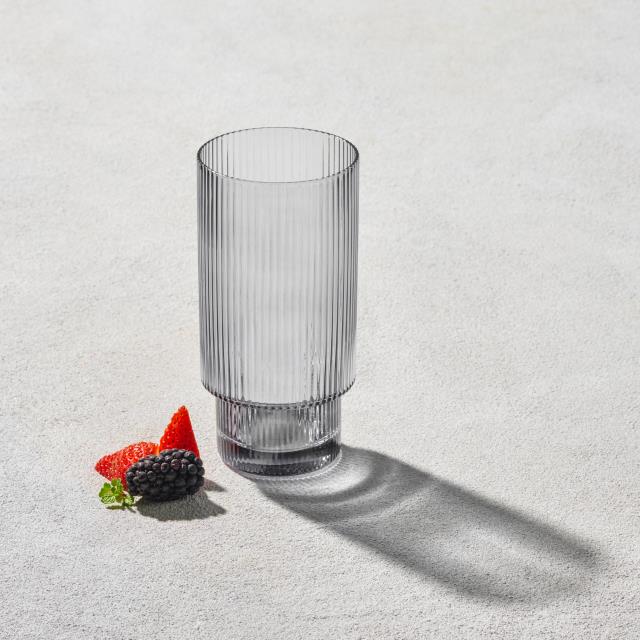 Rental store for malibu smoke ribbed water glass in Northeast Ohio