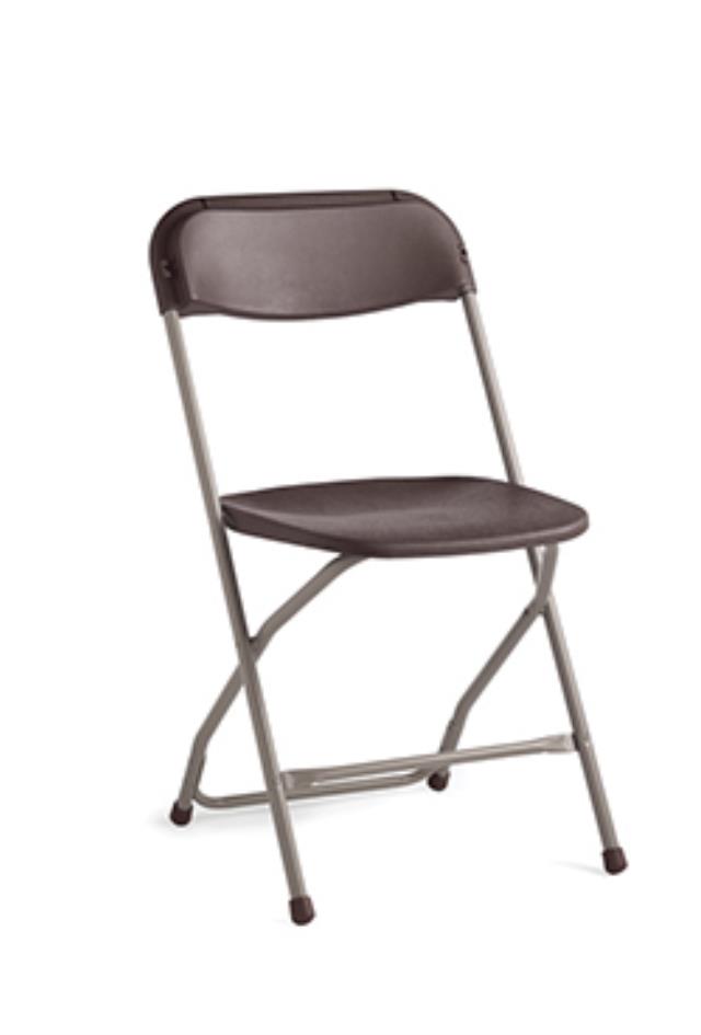 Rental store for chair brown folding in Northeast Ohio