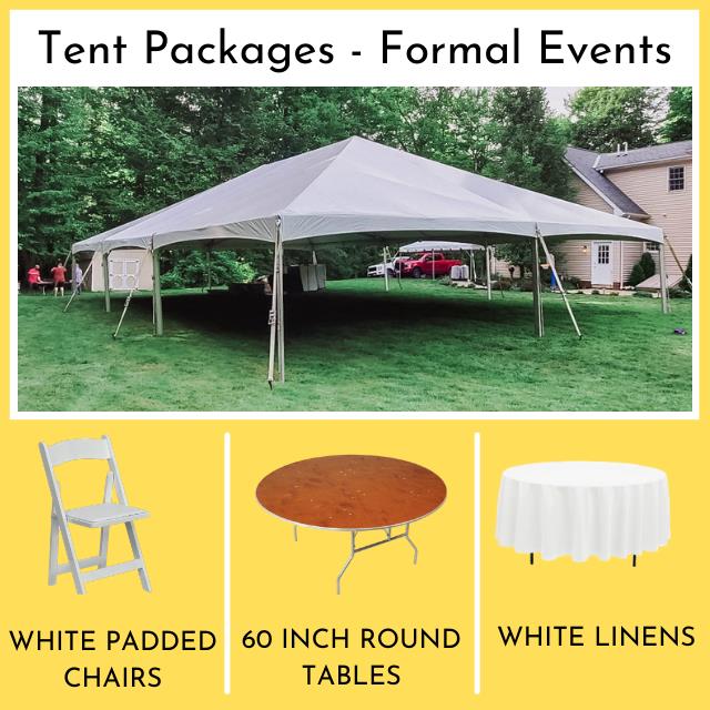 Rent tent packages formal events