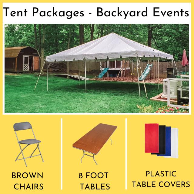 Rent tent packages casual events